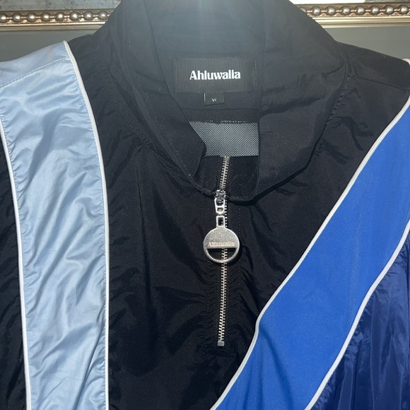 Men Ahluwalia track half-zip jacket with pockets and wind resistant material - Picture 3 of 6